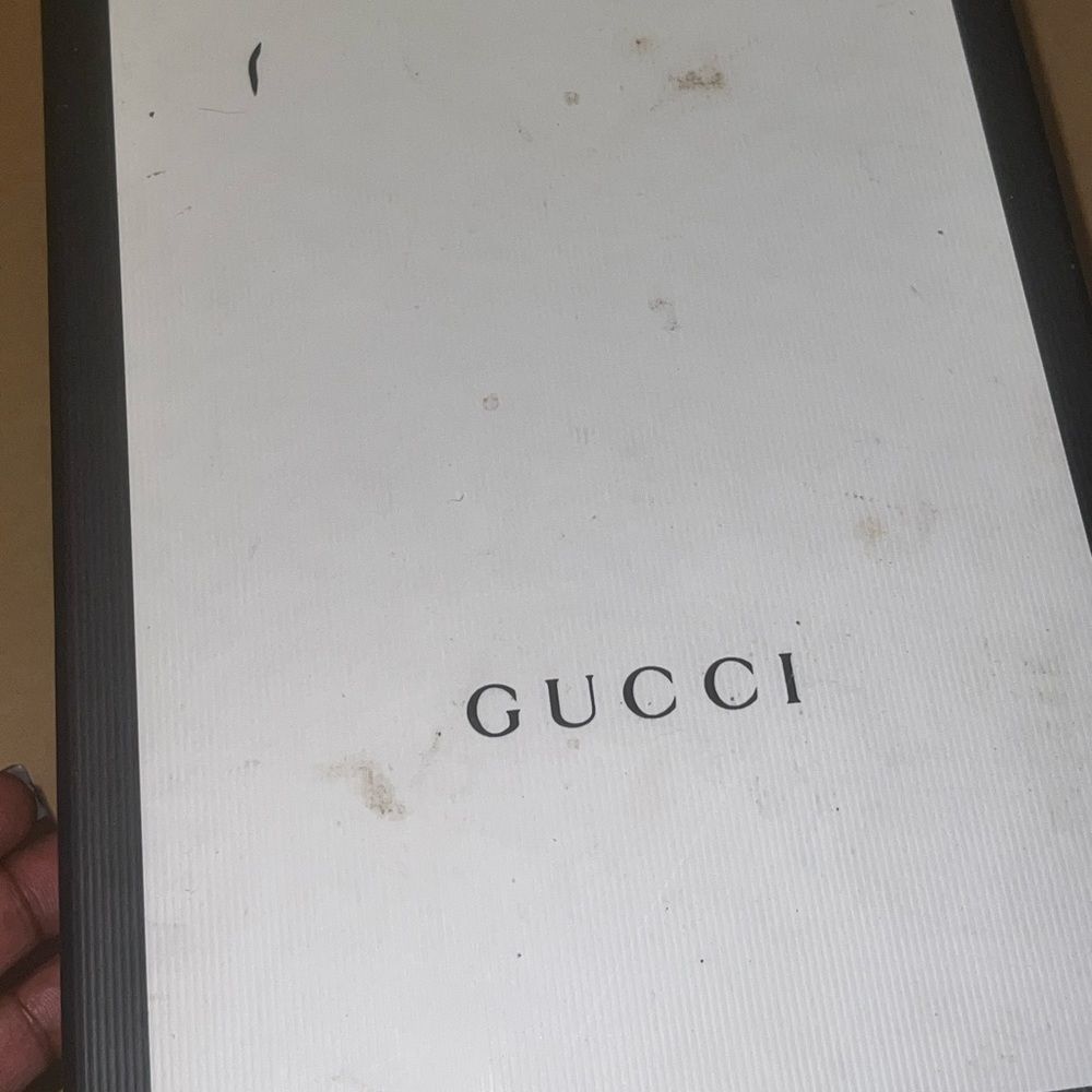 Gucci cream jelly slides